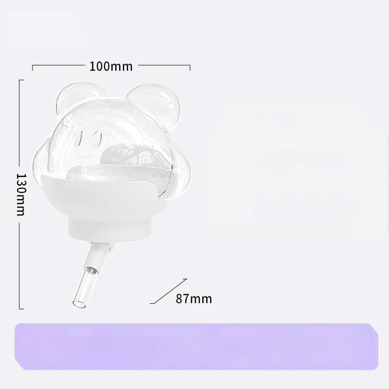 Магнитен чайник за вода за хамстери, вакуумен, стенен, диспенсър за вода за зайци, хранилка за вода за морски свинчета Golden Bear, малки домашни любимци