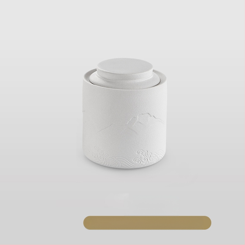 Mājdzīvnieka urna Balts Melns Reljefs Sjanjuna ainava Jūras viļņošanās Nāves piemineklis Kaķis Suns Uguns Garša