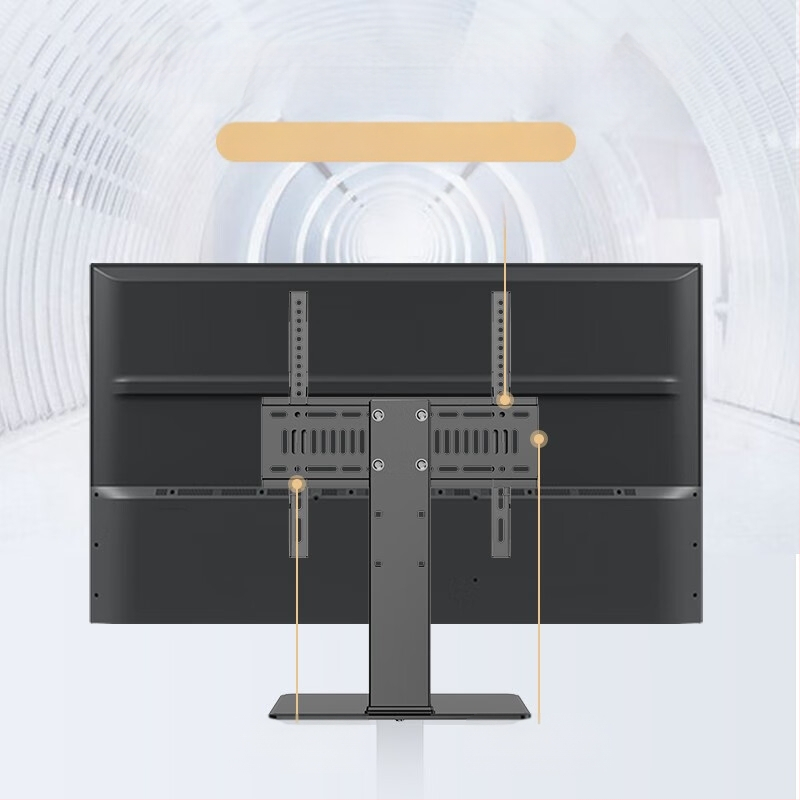 Suport TV universal, fără perforații, pentru birou, suport elevat pentru 32/55/65/80 inch