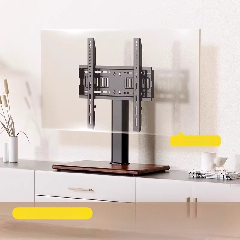 Suport TV universal, fără perforații, pentru birou, suport elevat pentru 32/55/65/80 inch