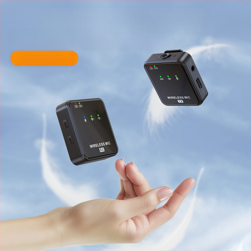 Tehase otseühendusega traadita kraekinnitusega mikrofon välistingimustes salvestamiseks mürasummutusmikrofon ühe lohistusega kahe traadita mikrofoniga