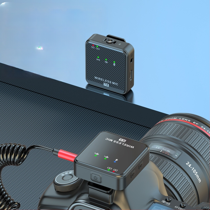 Tehase otseühendusega traadita kraekinnitusega mikrofon välistingimustes salvestamiseks mürasummutusmikrofon ühe lohistusega kahe traadita mikrofoniga