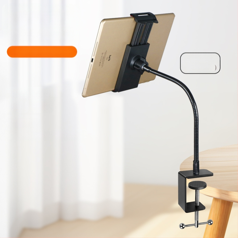 Metallist tugev klamber mobiiltelefoni selfie otseülekande alus lauale voodi kõrvale fikseeritud universaalne voolik laiskadele inimestele painduv