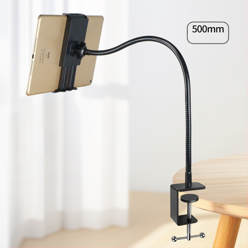 Metallist tugev klamber mobiiltelefoni selfie otseülekande alus lauale voodi kõrvale fikseeritud universaalne voolik laiskadele inimestele painduv