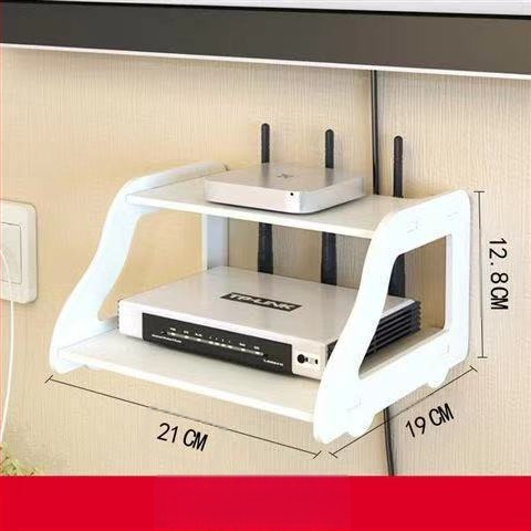 Traadita ruuteri hoiukast, seinale kinnitatav WiFi hoiuriiul kassi digiboksile, seinale riputatav augustamata riiul