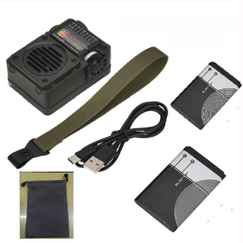 HRD-700 преносим мултимедиен музикален плейър с пълночестотно излъчване, приемащ Bluetooth и възпроизвеждане от TF карта