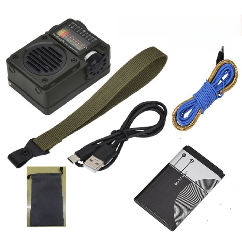 HRD-700 преносим мултимедиен музикален плейър с пълночестотно излъчване, приемащ Bluetooth и възпроизвеждане от TF карта