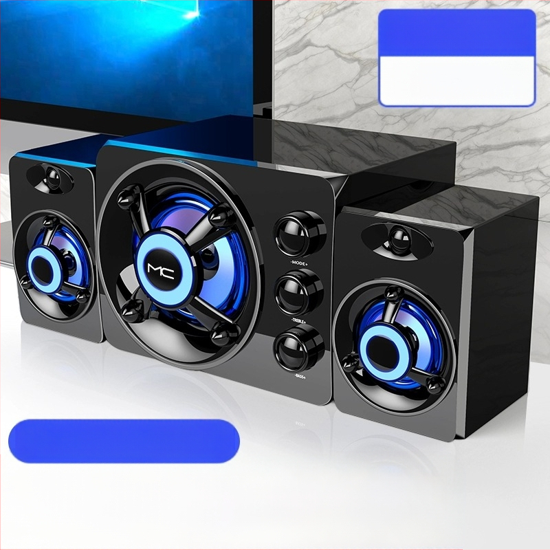 Διασυνοριακός υπολογιστής με καλώδιο Bluetooth Audio Desktop Universal δημιουργική προσωπικότητα USB μικρό ηχείο desktop subwoofer χονδρικής