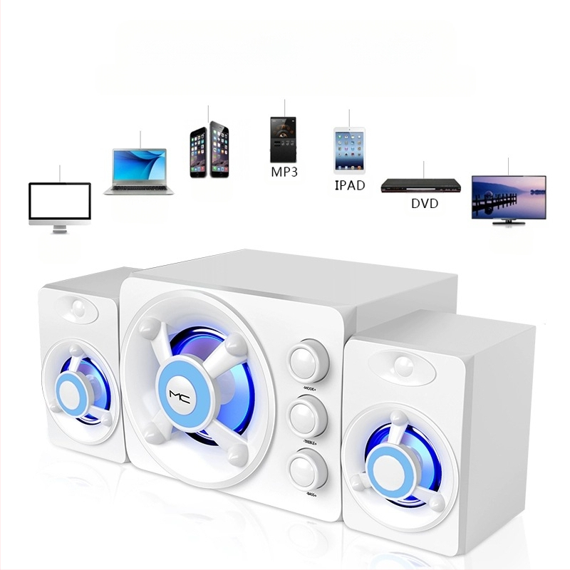 Διασυνοριακός υπολογιστής με καλώδιο Bluetooth Audio Desktop Universal δημιουργική προσωπικότητα USB μικρό ηχείο desktop subwoofer χονδρικής