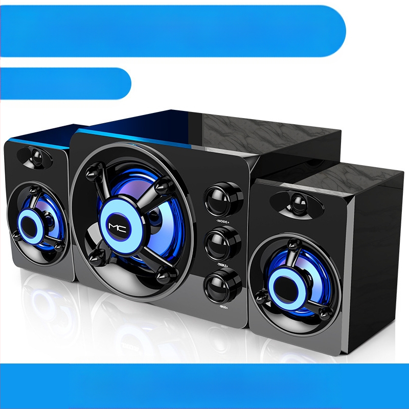 Διασυνοριακός υπολογιστής με καλώδιο Bluetooth Audio Desktop Universal δημιουργική προσωπικότητα USB μικρό ηχείο desktop subwoofer χονδρικής