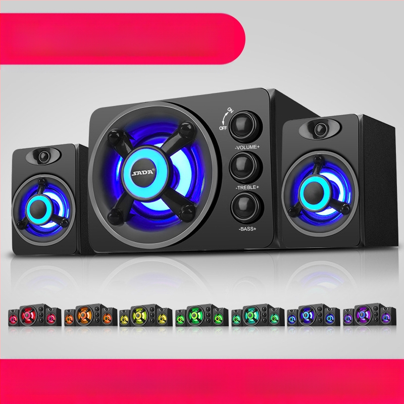 Διασυνοριακός υπολογιστής με καλώδιο Bluetooth Audio Desktop Universal δημιουργική προσωπικότητα USB μικρό ηχείο desktop subwoofer χονδρικής