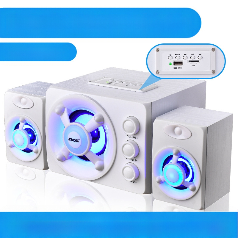 Διασυνοριακός υπολογιστής με καλώδιο Bluetooth Audio Desktop Universal δημιουργική προσωπικότητα USB μικρό ηχείο desktop subwoofer χονδρικής