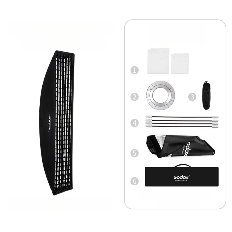 Shen Niu godox 22*90 30*120 35*140 35*160 Stuudiovalgusti Baorongkou ruuduline pehme valguskast