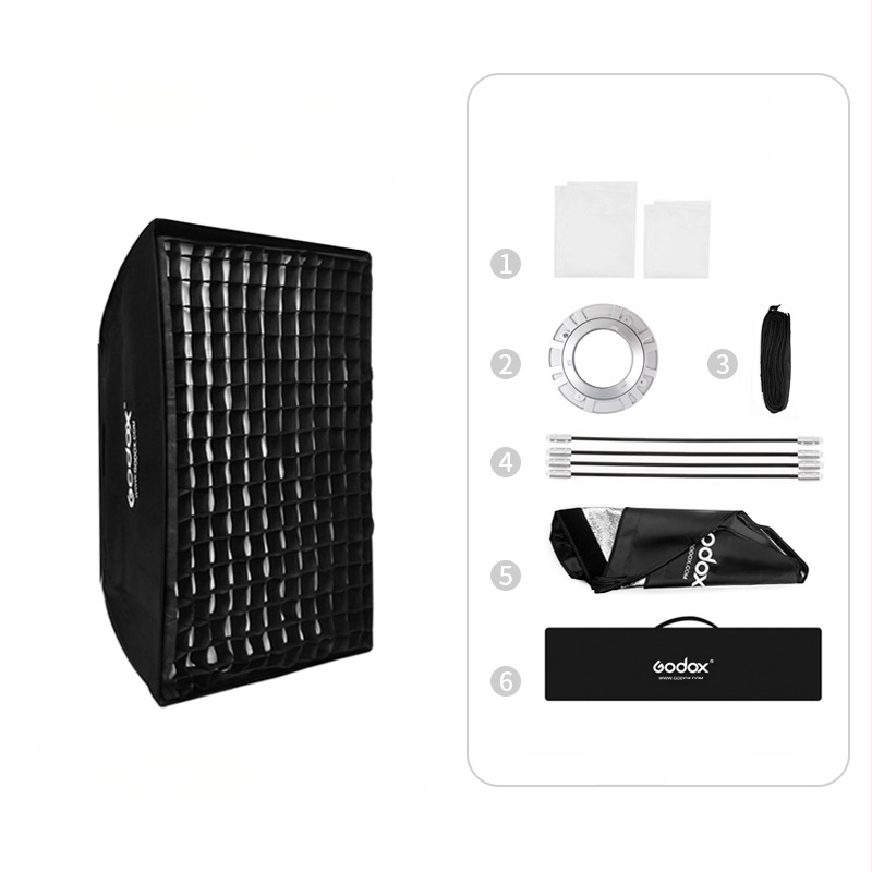 Shen Niu godox 22*90 30*120 35*140 35*160 Stuudiovalgusti Baorongkou ruuduline pehme valguskast