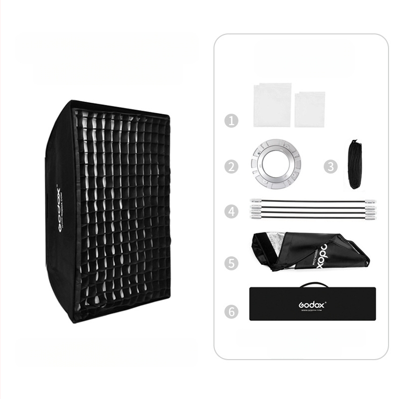 Shen Niu godox 22*90 30*120 35*140 35*160 Stuudiovalgusti Baorongkou ruuduline pehme valguskast