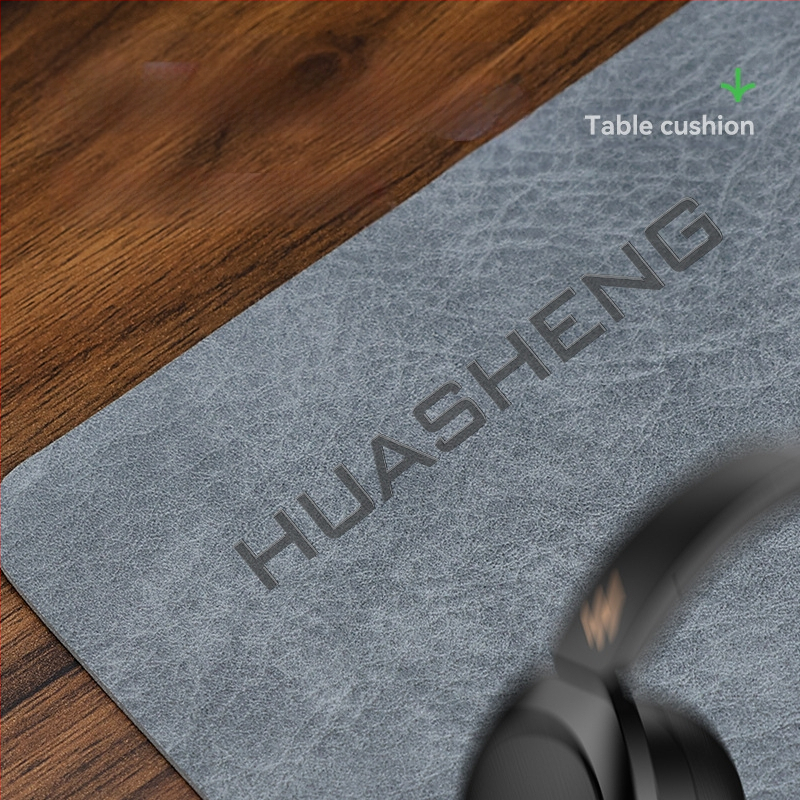 PU-nahast hiirematt, plekikindel, eriti suur, retrohõbedast mustriga kontoriarvuti lauamatt, veekindel ja plekikindel, väikepartii, hulgimüük