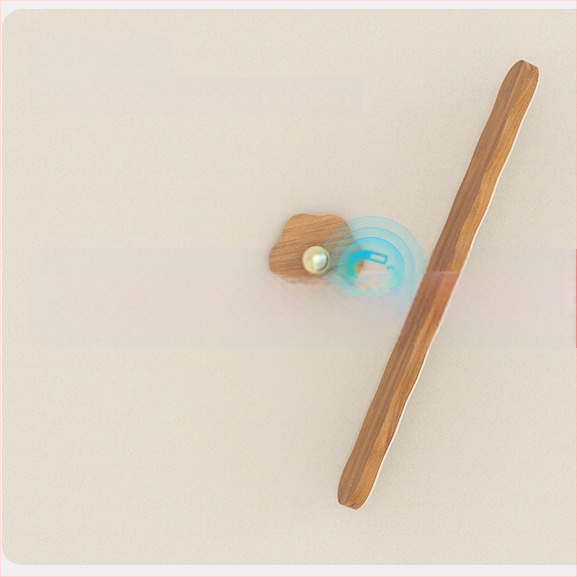 Piiriülene pöörlev kolmevärviline öövalgusti seinale paigaldatav lamp täitevalgus magnetiline meigipeegli lamp puutetundlik lamp lahtivõetav kapilamp