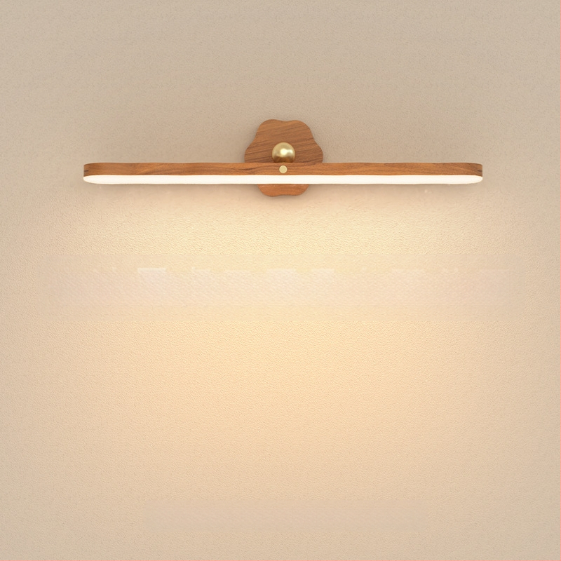 Piiriülene pöörlev kolmevärviline öövalgusti seinale paigaldatav lamp täitevalgus magnetiline meigipeegli lamp puutetundlik lamp lahtivõetav kapilamp