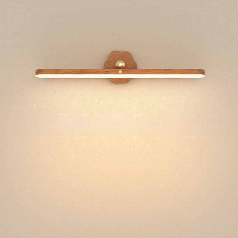 Piiriülene pöörlev kolmevärviline öövalgusti seinale paigaldatav lamp täitevalgus magnetiline meigipeegli lamp puutetundlik lamp lahtivõetav kapilamp