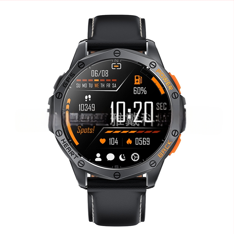 Cross Border K67 okosóra Bluetooth hívás GPS zseblámpa iránytű légnyomás magasság kültéri sportóra