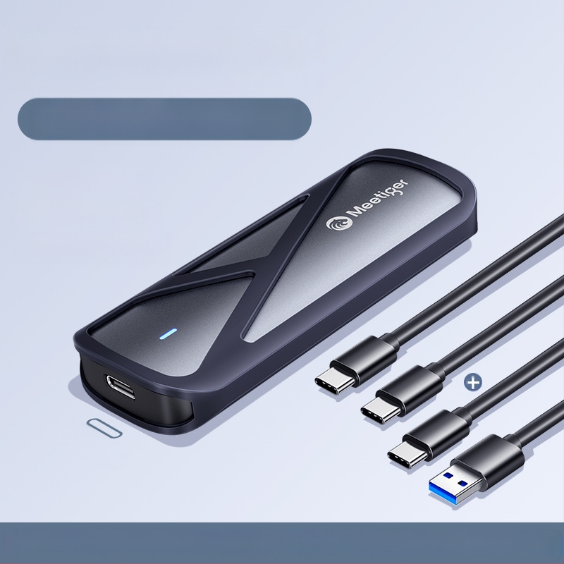 ventilaatoriga tiiger m.2 tahkis-kõvaketta kast m2 sata/nvme protokolliga väline ssd mobiilne kõvaketta kast