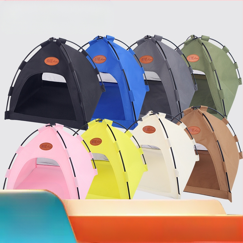 Kutyakennel macskasátor összecsukható, levehető macska kültéri nyári ház kisállat kellékek szőnyeg határokon átnyúló nagykereskedelem