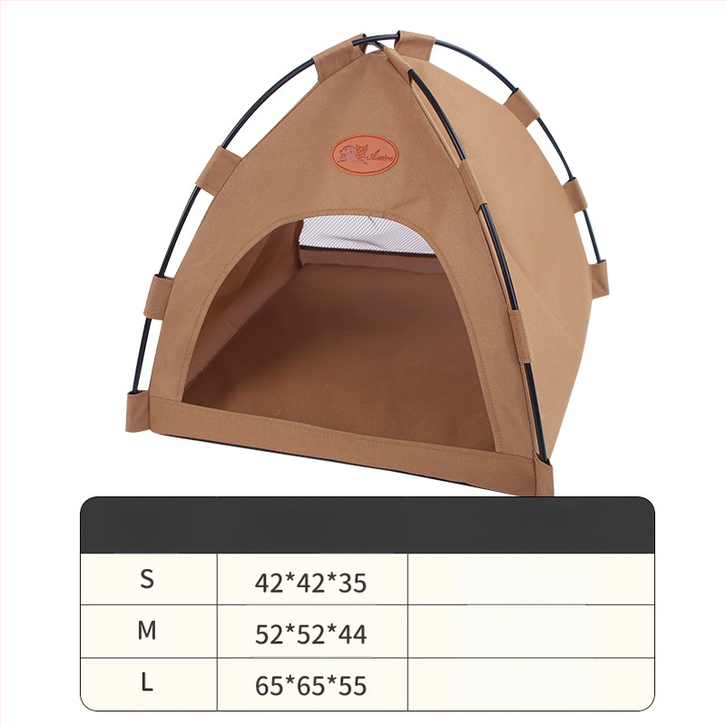 Kutyakennel macskasátor összecsukható, levehető macska kültéri nyári ház kisállat kellékek szőnyeg határokon átnyúló nagykereskedelem