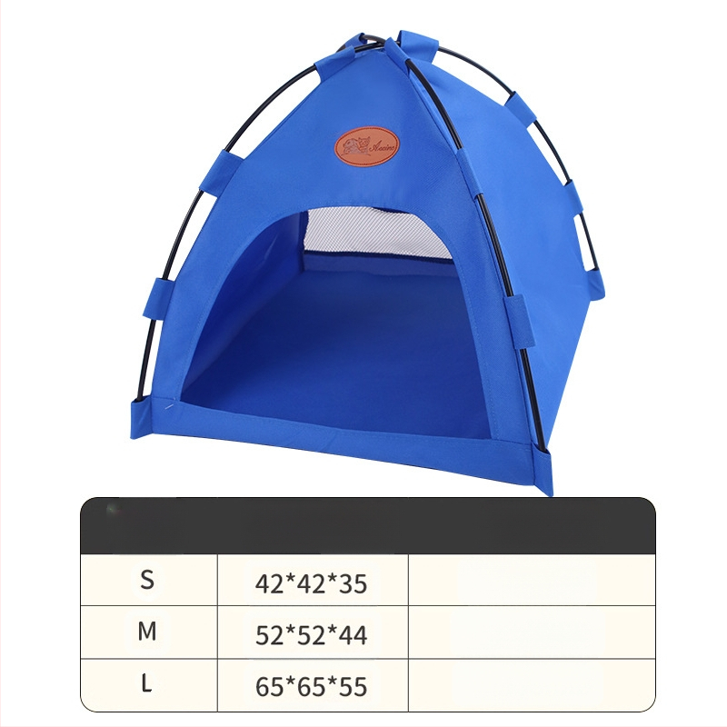 Kutyakennel macskasátor összecsukható, levehető macska kültéri nyári ház kisállat kellékek szőnyeg határokon átnyúló nagykereskedelem