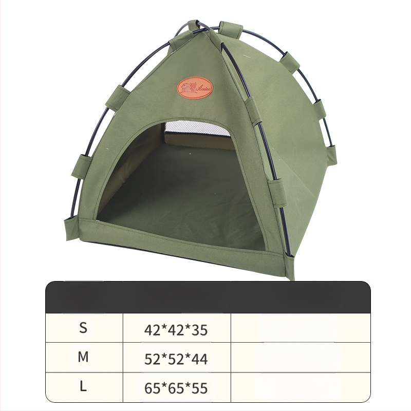 Kutyakennel macskasátor összecsukható, levehető macska kültéri nyári ház kisállat kellékek szőnyeg határokon átnyúló nagykereskedelem