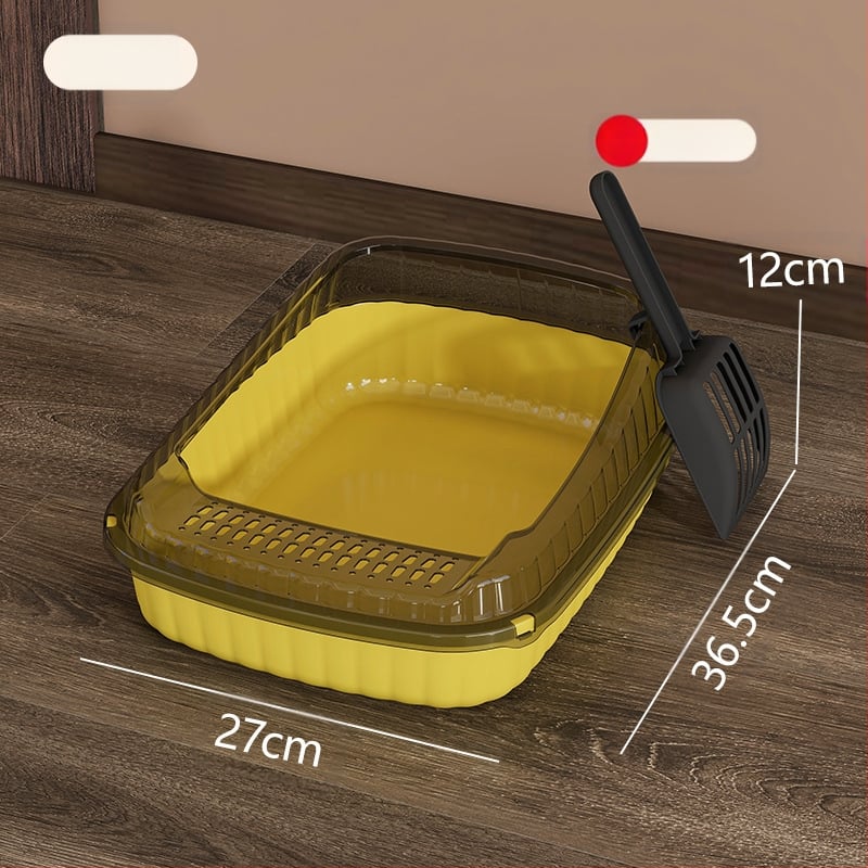 Kassiliivakast, eriti suur pritsmekindel, eriti suur lõhnavastane, veekindel, poolsuletud väike hoiuriiul, täielikult avatud kakakast