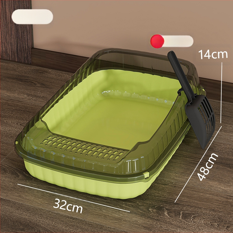 Kassiliivakast, eriti suur pritsmekindel, eriti suur lõhnavastane, veekindel, poolsuletud väike hoiuriiul, täielikult avatud kakakast