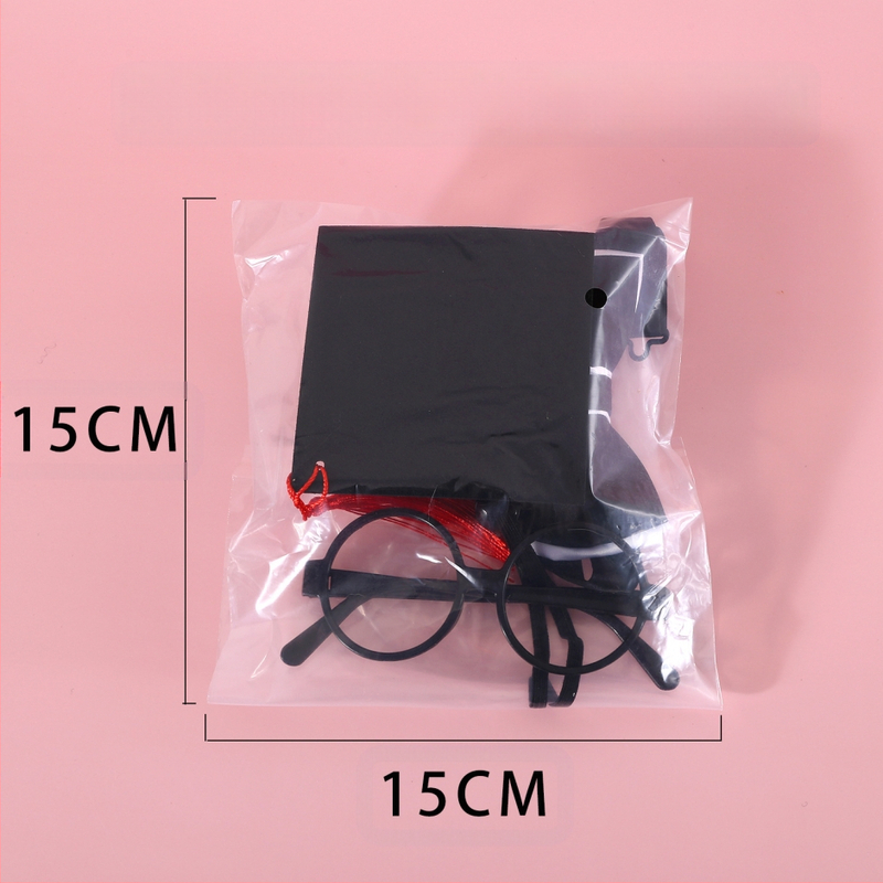 Домашни любимци фотография Докторска шапка Комплект за абитуриентски сезон Котка Куче Очила Папионка Парти Рокля Джентълмен Реквизит Филц