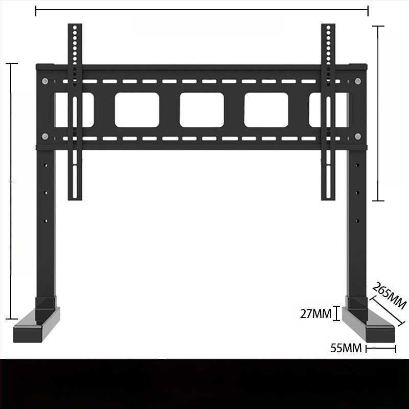 Suport TV 17/32/43, fără perforații, pentru înălțime, pentru desktop, cu suport universal pentru monitorul computerului desktop