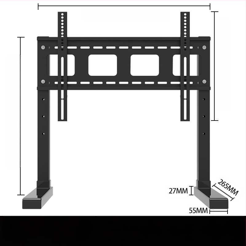 Suport TV 17/32/43, fără perforații, pentru înălțime, pentru desktop, cu suport universal pentru monitorul computerului desktop