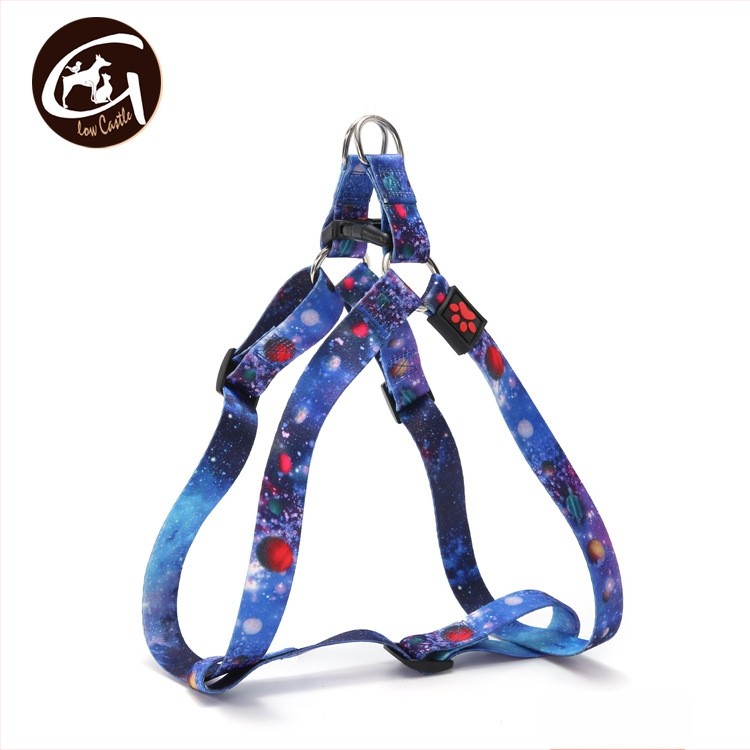 Külkereskedelmi kisállat-kellékek hőátadó erdő csillagos égbolt bojámi etnikai stílusú házon kívüli pánt menekülésgátló mellkas-hátra