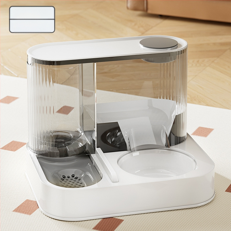 Nova automatska hranilica za mačke, zdjela za vodu, integrirana zdjela za hranu za mačke, dozator vode, dva u jednom umivaonika za hranjenje kućnih ljubimaca