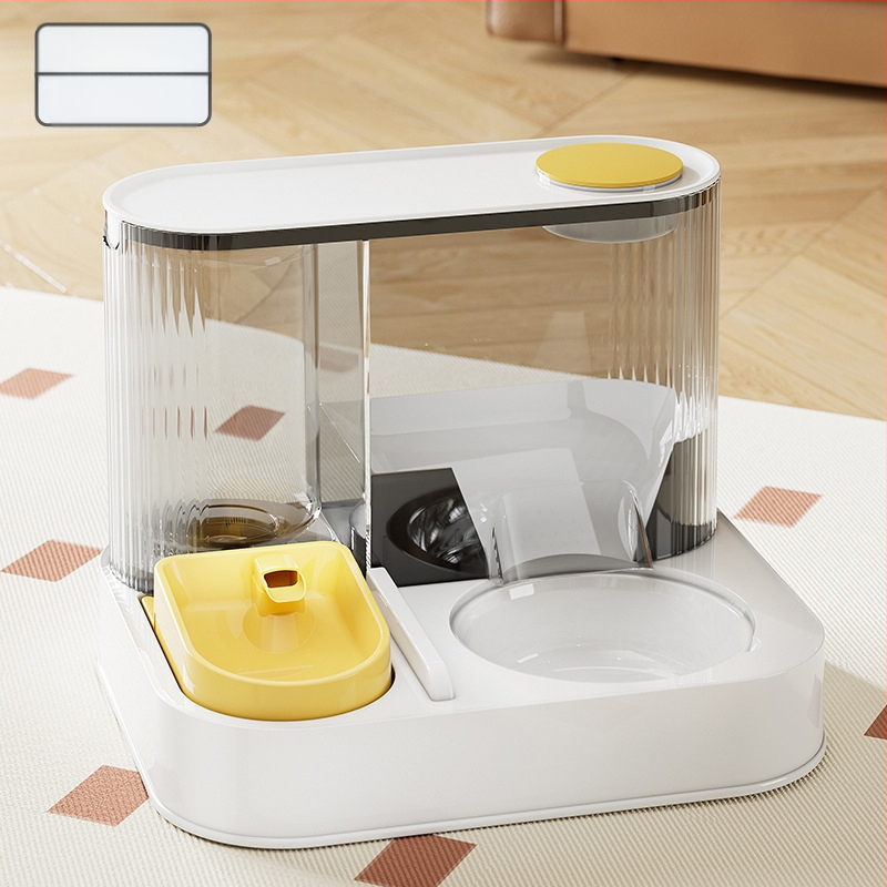 Nova automatska hranilica za mačke, zdjela za vodu, integrirana zdjela za hranu za mačke, dozator vode, dva u jednom umivaonika za hranjenje kućnih ljubimaca