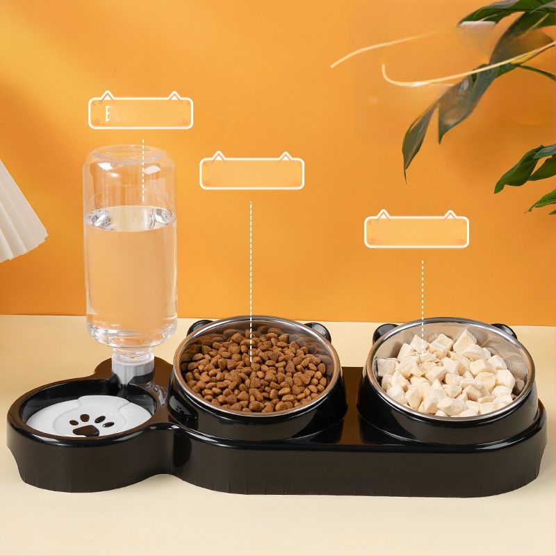 Kassikauss, kaldus suuga, koerakauss, kassi riisikauss, topeltkauss, roostevabast terasest automaatne veega täitmise lemmikloomakauss, kaks-ühes joogivee söötja