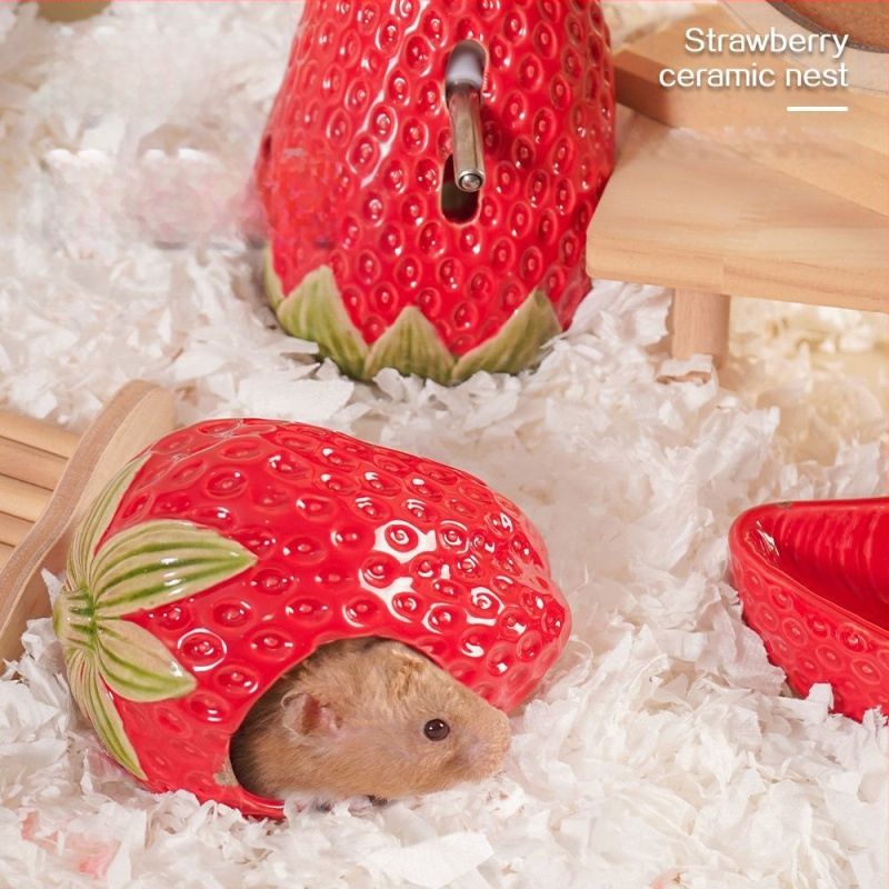 Bogyós kerámia fészek Hörcsögfészek Aranymedve menedékfészek Nagy, hűsítő nyári, egész évszakos univerzális tereprendezési iglu