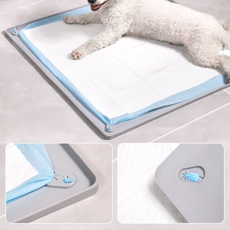 Határokon átnyúló szilikon kisállat pelenkabetét mosható, újrafelhasználható edzőpárna eldobható pelenkarögzítő párna