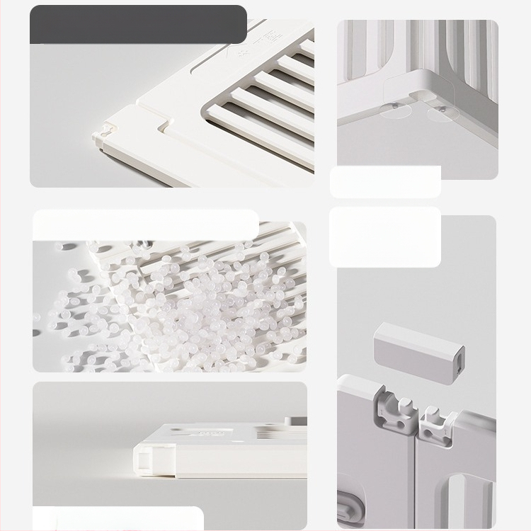 Kistestű, közepes és nagytestű kutyáknak való beltéri kisállatkerítés, kutyakerítés, kutyakerítés ketrec, fúvott műanyag kennel nagykereskedelem