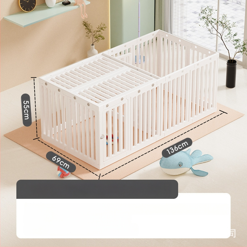 Kistestű, közepes és nagytestű kutyáknak való beltéri kisállatkerítés, kutyakerítés, kutyakerítés ketrec, fúvott műanyag kennel nagykereskedelem