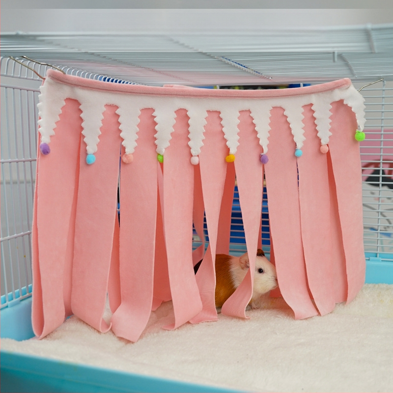 Du Laohani piiriülene uus hamstri varjupaik tehase otse küüliku Hollandi sea merisea kolmnurkse tutiga varjupaik