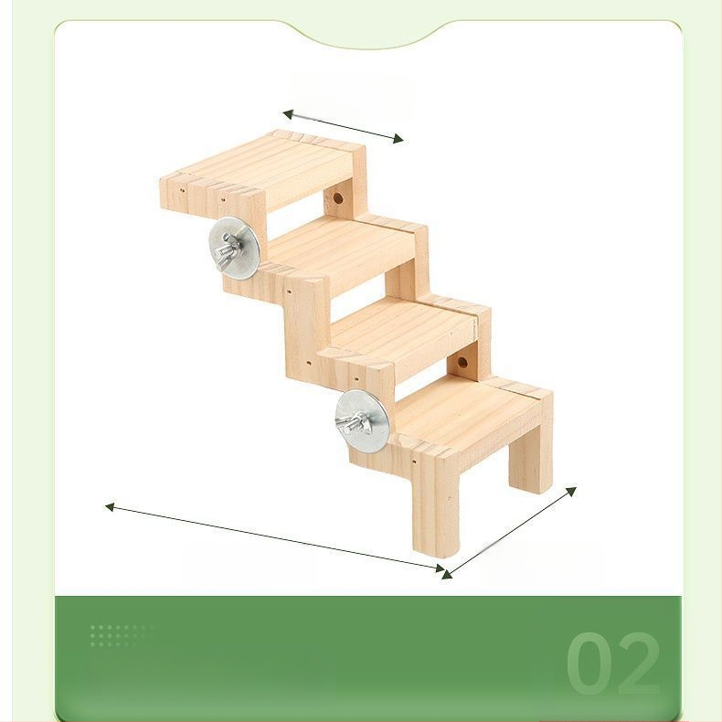 Kalitka pihenőasztal rönk mászólétra madárkalitka játék Z alakú kis madárlétra falétra interaktív papagáj mászó lépcső