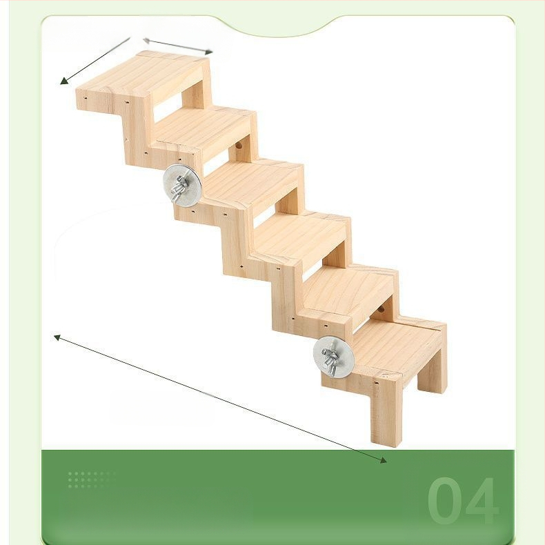 Kalitka pihenőasztal rönk mászólétra madárkalitka játék Z alakú kis madárlétra falétra interaktív papagáj mászó lépcső