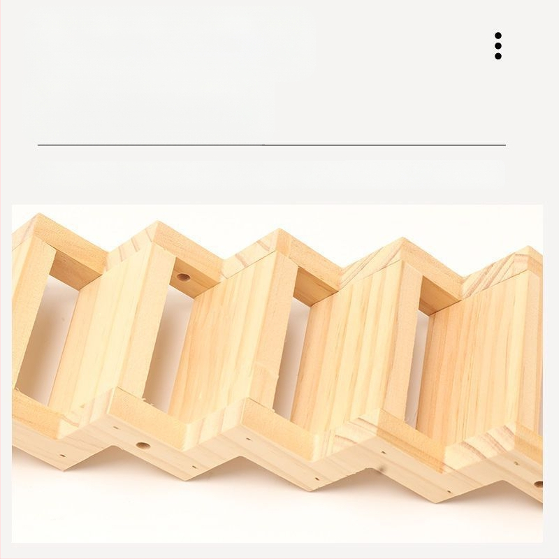 Kalitka pihenőasztal rönk mászólétra madárkalitka játék Z alakú kis madárlétra falétra interaktív papagáj mászó lépcső