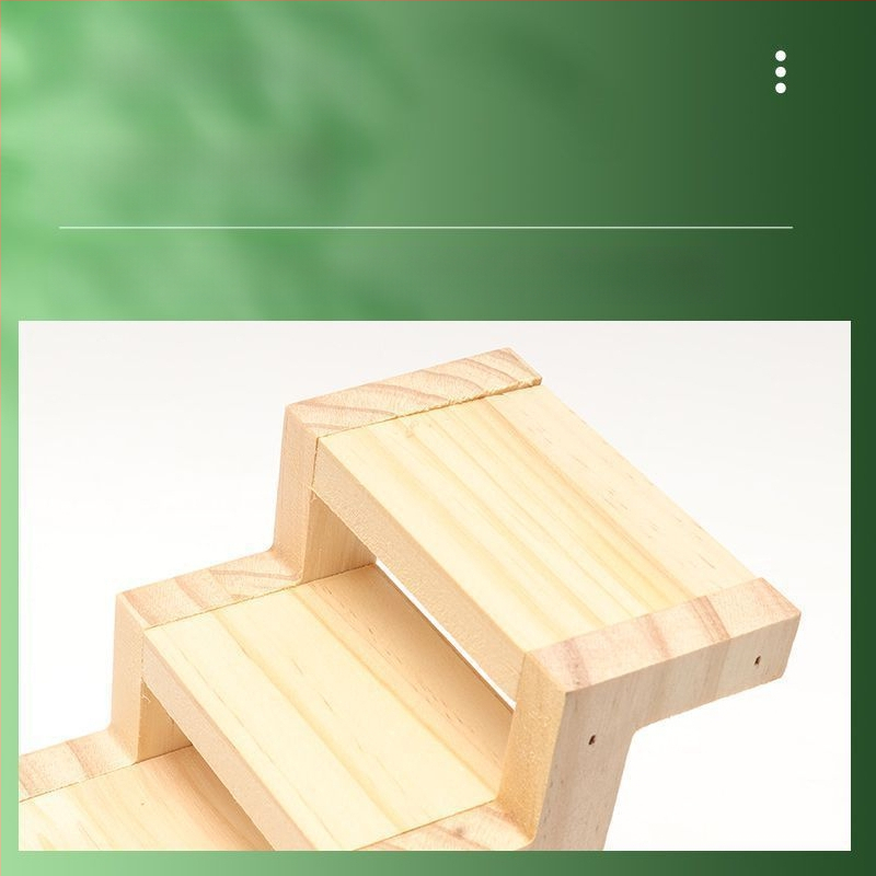 Kalitka pihenőasztal rönk mászólétra madárkalitka játék Z alakú kis madárlétra falétra interaktív papagáj mászó lépcső