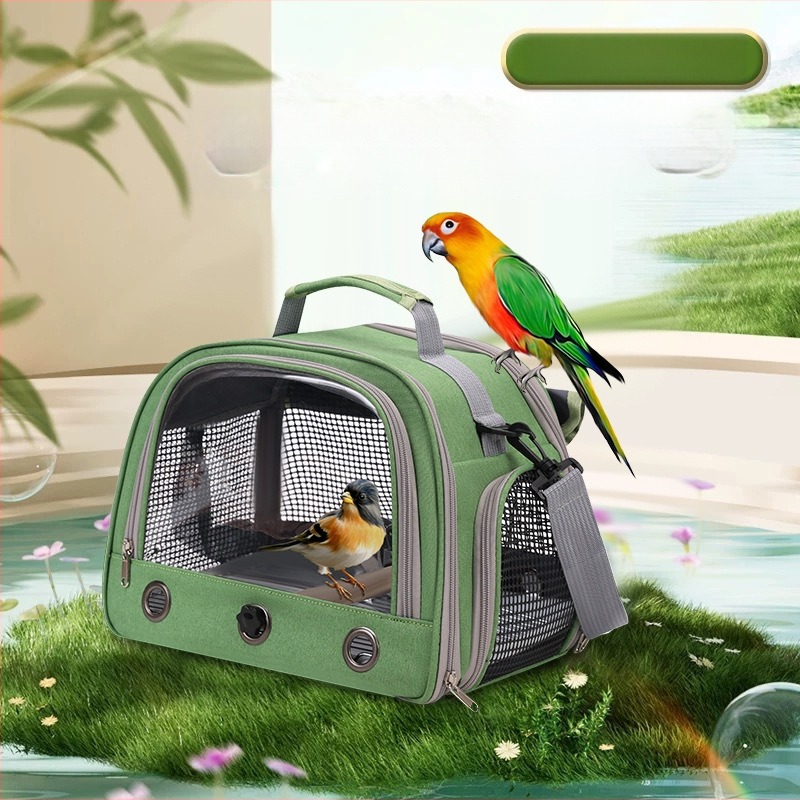 Väliskaubanduse tootjad hulgimüügis lindude kott papagoi kott kaasaskantav õlakott hingav lindude puur poorne rullkardin kaasaskantav lemmiklooma kott