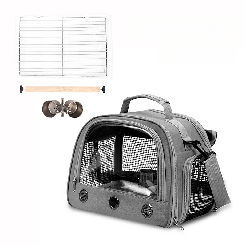 Väliskaubanduse tootjad hulgimüügis lindude kott papagoi kott kaasaskantav õlakott hingav lindude puur poorne rullkardin kaasaskantav lemmiklooma kott