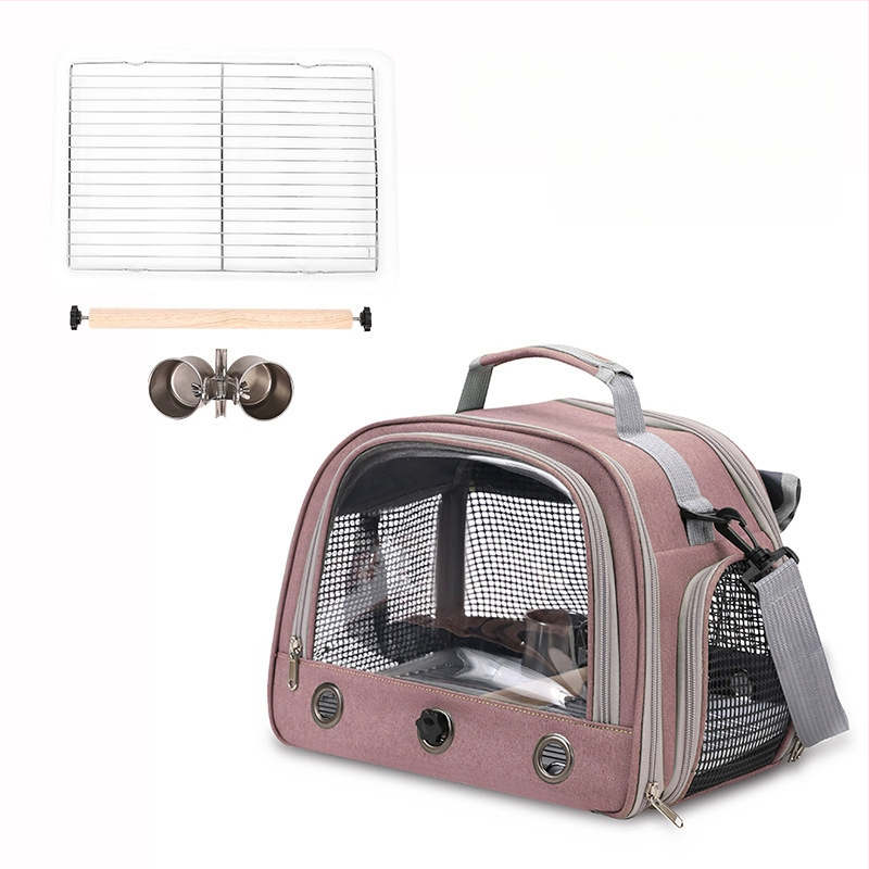 Väliskaubanduse tootjad hulgimüügis lindude kott papagoi kott kaasaskantav õlakott hingav lindude puur poorne rullkardin kaasaskantav lemmiklooma kott